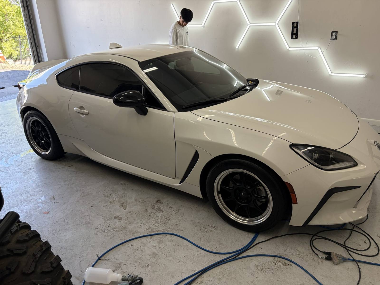 Sacred Customs window tint work.