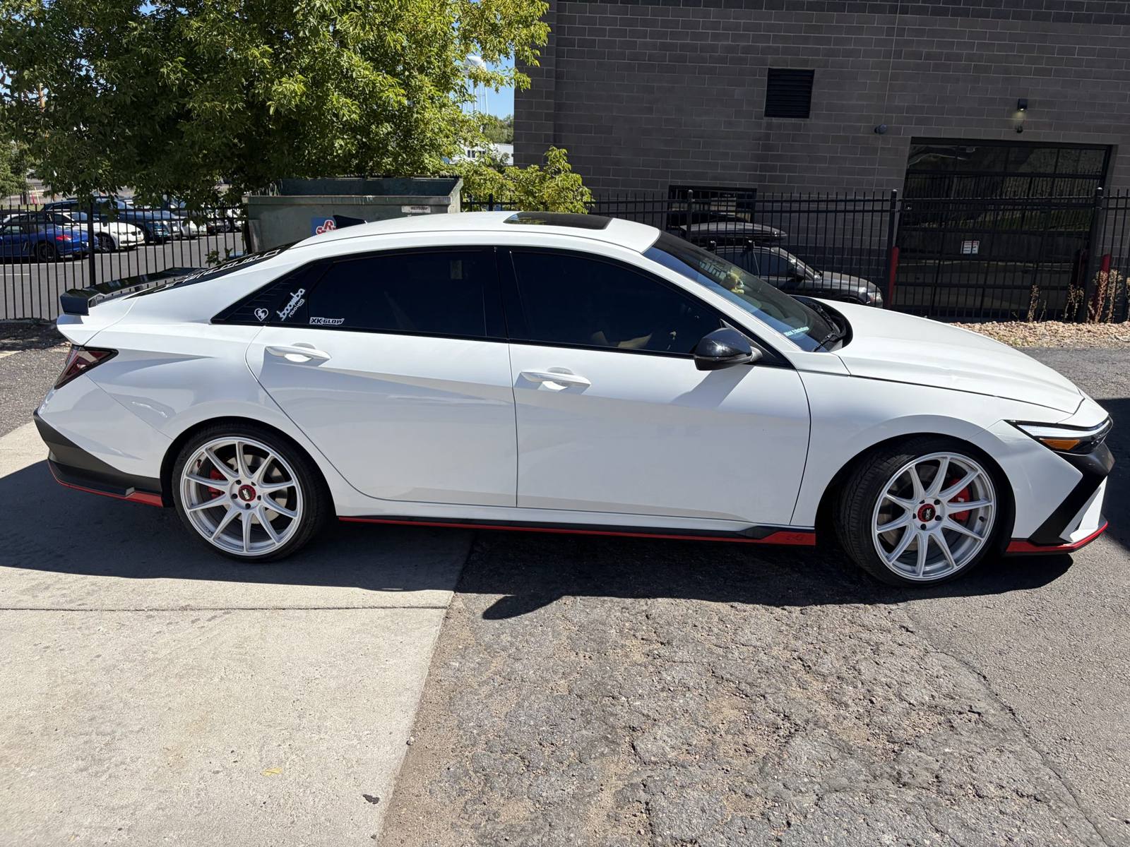 Sacred Customs window tint work.